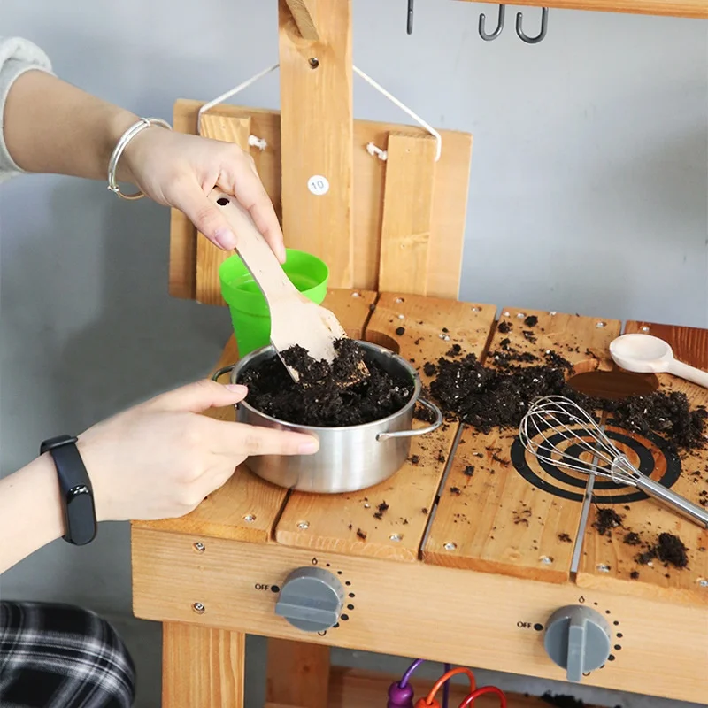 Деревянная игрушка для кухни на заказ другая уличная Детская игра приготовления пищи Детские уличные игрушки