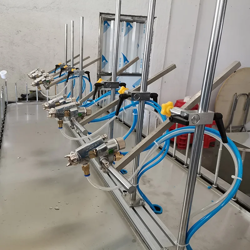 Customize Fully Automatic Chrome Spray Paint Machine for Plastic Part Small Spray Painting Machine
