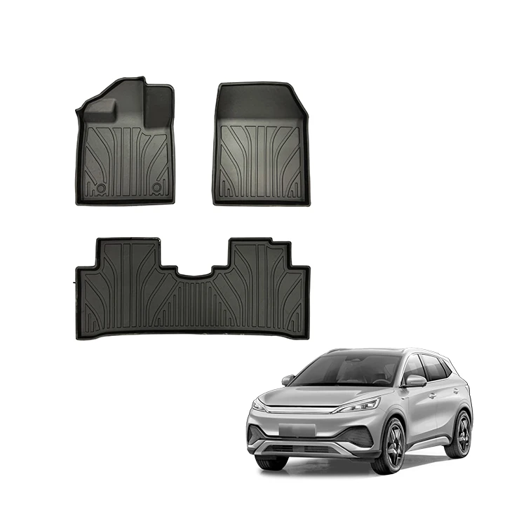 Interior Accessories Atto 3 Floor Mats Car Floor Liner Foot Pad Car Carpet Tpe Foot Mat For Byd Atto 3 Yuan Plus