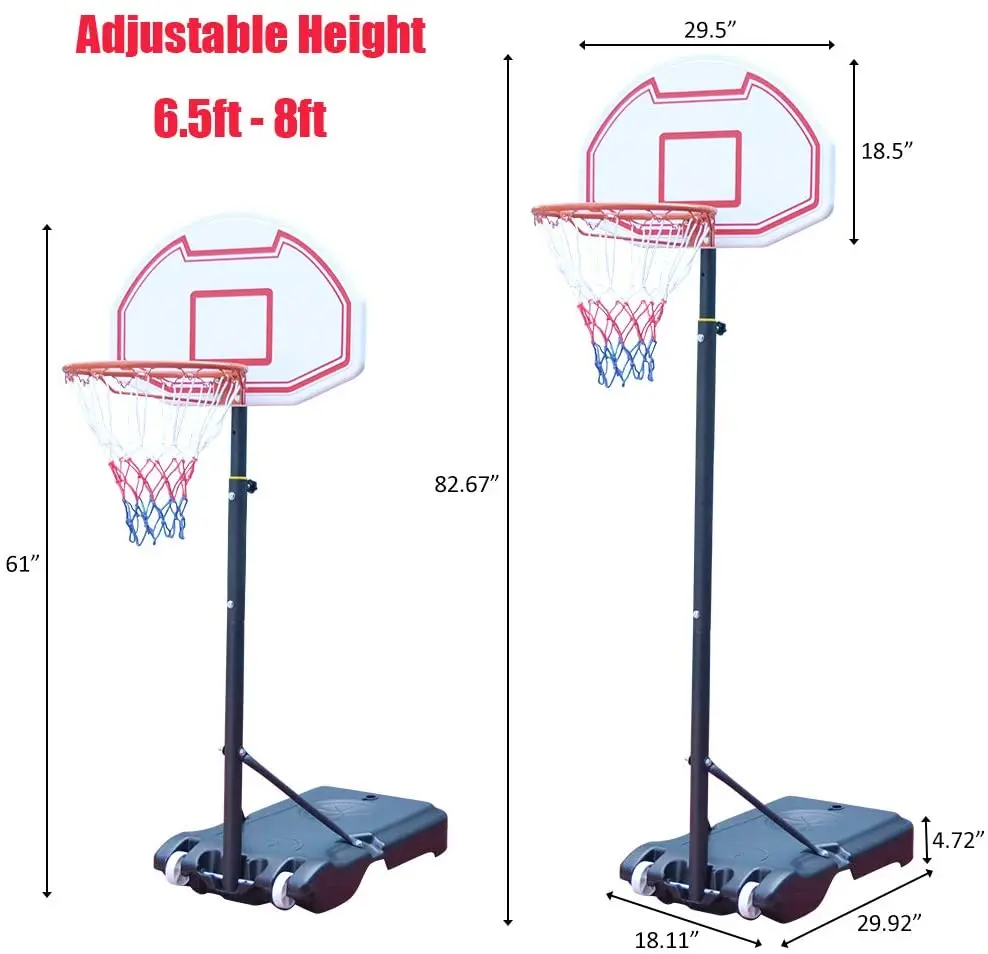 Стандартная игровая машина для баскетбола BBH03B, пользовательский мини-баскетбольный уличный