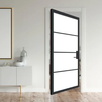 Modern villa promotion OEM low-priced pivot door frame pivot tempered glass shower door