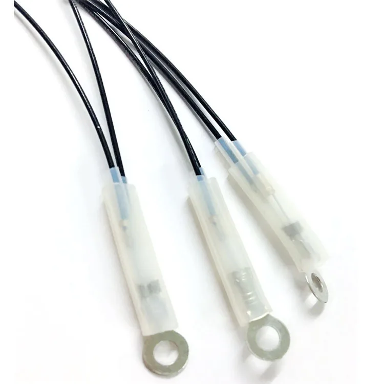 Customized BMS UPS EV Car NTC Thermistor Temperature Sensor 10K 3950 Resistor for Battery Power Supply Temperature Sensing