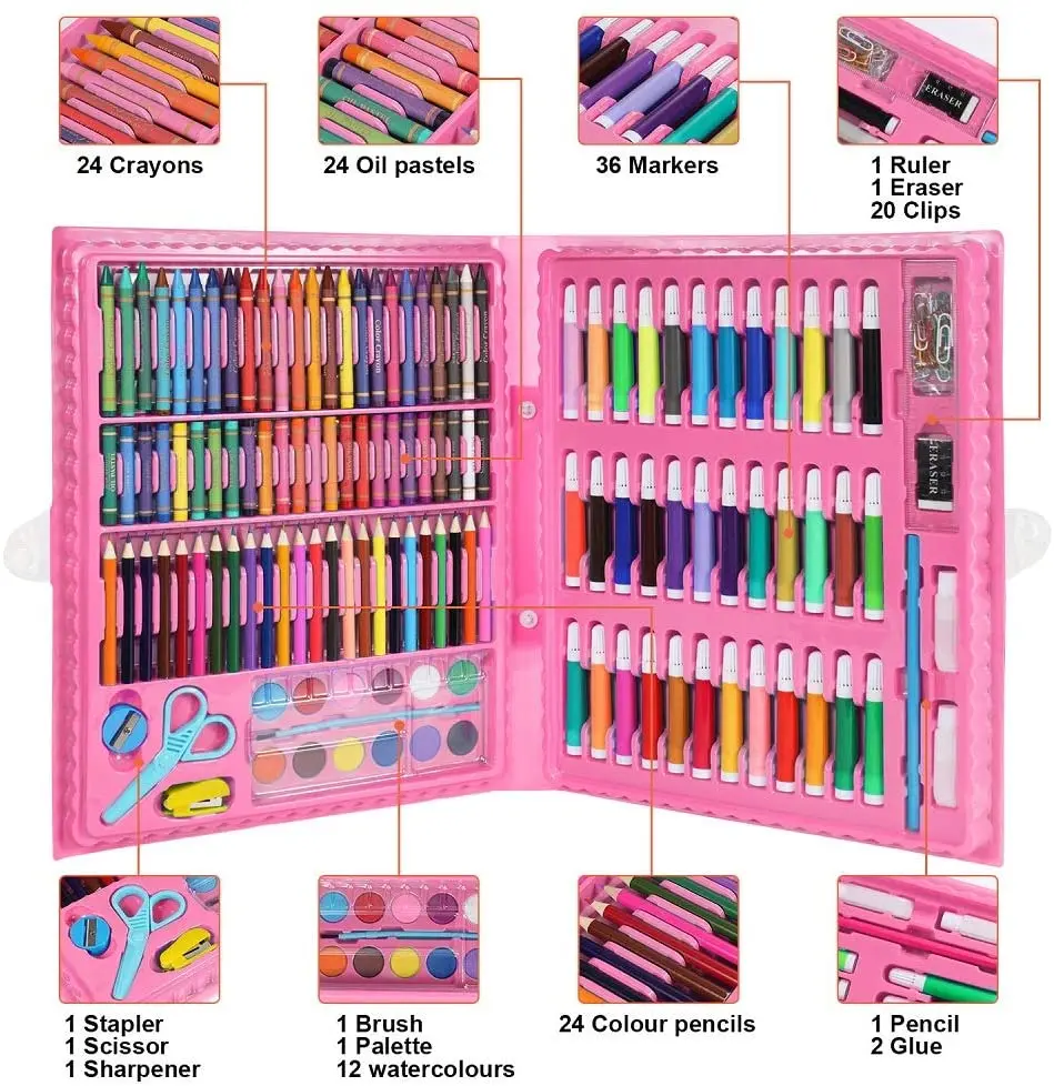 Kosiz 150 Stück Perlenstifte Bulk – Bunte Kugelschreiber Mit Schwarzer Tinte, Ideal Für Schule, Büro & DIY