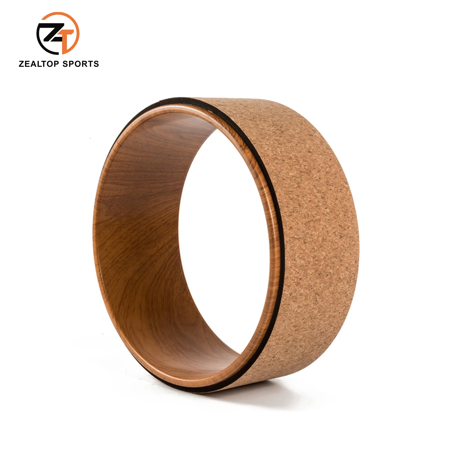 Пробковое колесо для йоги, набор из 3 колес для пилатеса, фитнеса, тренажерного зала, фитнеса, экологически чистый деревянный бамбуковый Корк ТПЭ