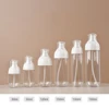 Transparent lotion bottle