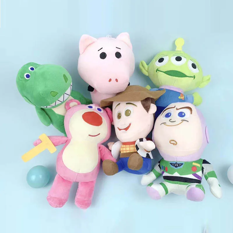 8 Inches Cute Toy Story 4 Woody Buzz Boy Plushie Doll Stuffed Anime