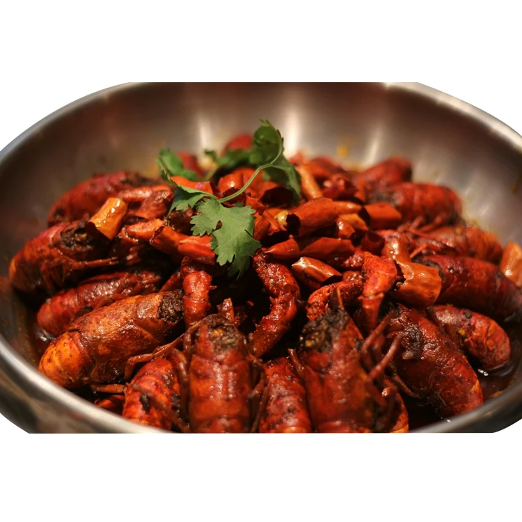 popular great cooked crayfish lobster spicy crayfish braised