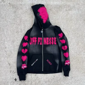 LYG Womens Oversized Hoodies Pullover Women Fall Acid Wash Plain Preppy Hoodie Streetwear Cotton Vintage Hooded Sweatshirt