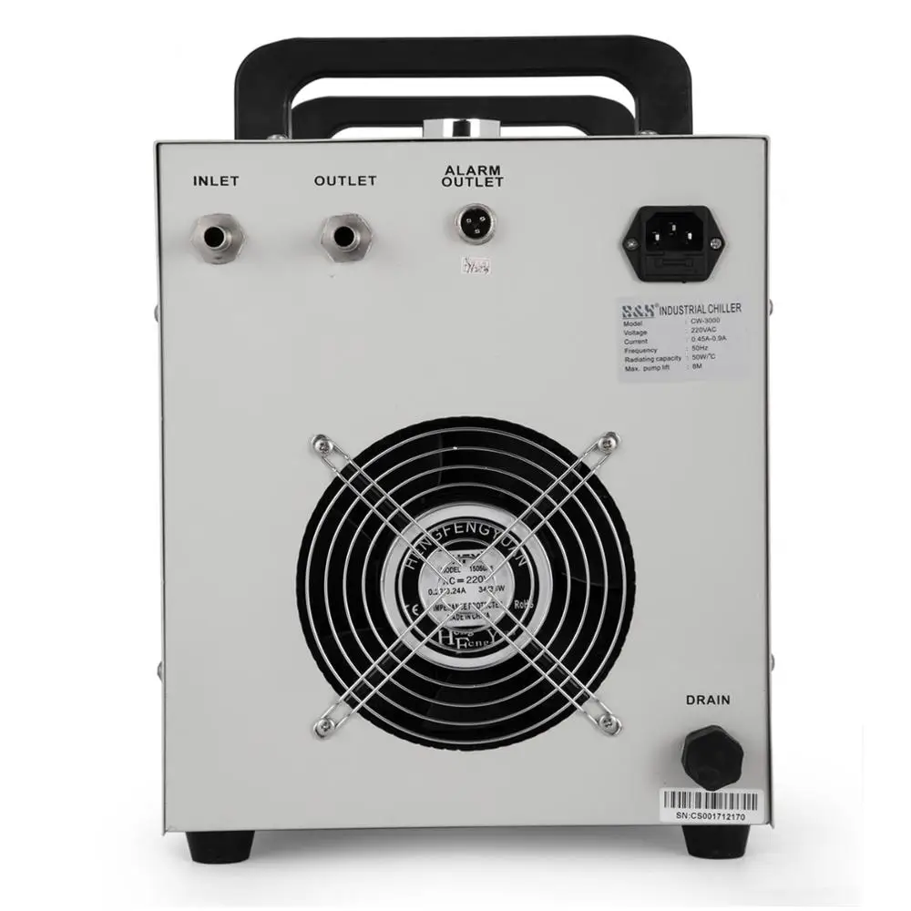 
 Cw-3000 охладитель воды промышленный охладитель для лазерной гравировки машины  