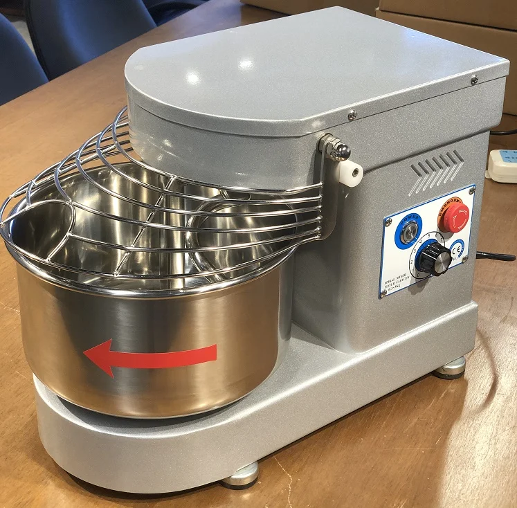 Haushold Bread Making Machine Tabletop Dough Kneading Machine 7l Bread Spiral Mixer Maquinas Para Panaderia Baking Equipment