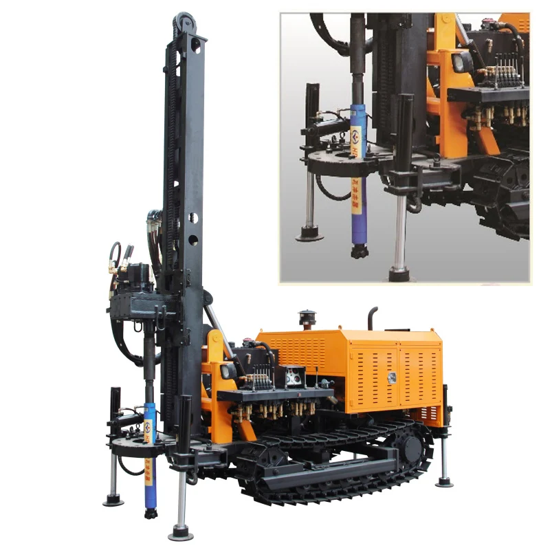
 2021 New arrive Down The Hole type KW180 water well drilling rig machine price
