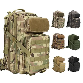 Outdoor Sports Camo 3p Backpack Multi functional Large Capacity Waterproof and Durable Tactical Backpack