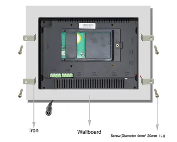 Feelworld RS232 RS485 7'' Industrial Winmate Embedded Panel PC Portable Monitor with LAN Port detail image