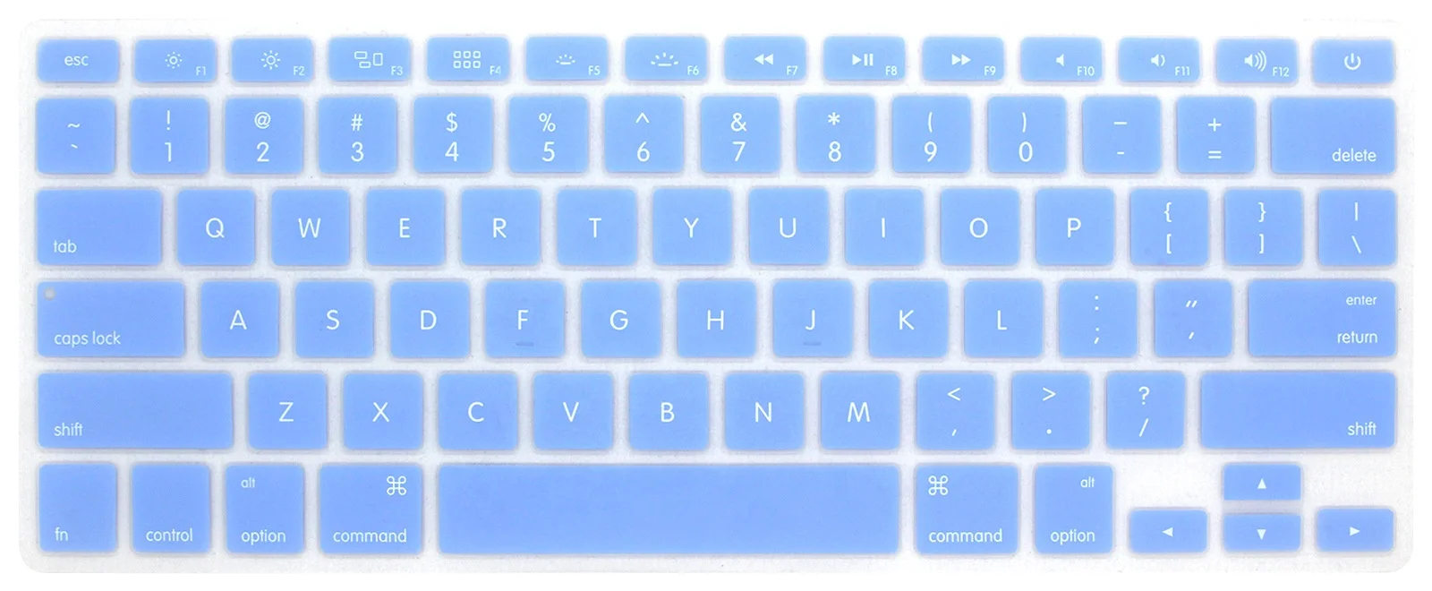 Цветной мягкий чехол для клавиатуры ноутбука с английской раскладкой для Macbook Air 2019/2020 Pro 13,3 A2141/A2251/A2289/A2338