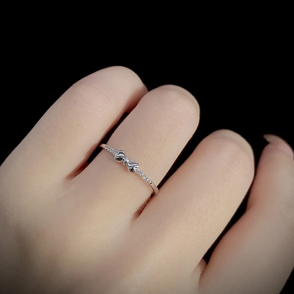 Sterling Silver Stackable Zigzag Band, Silver Rings
