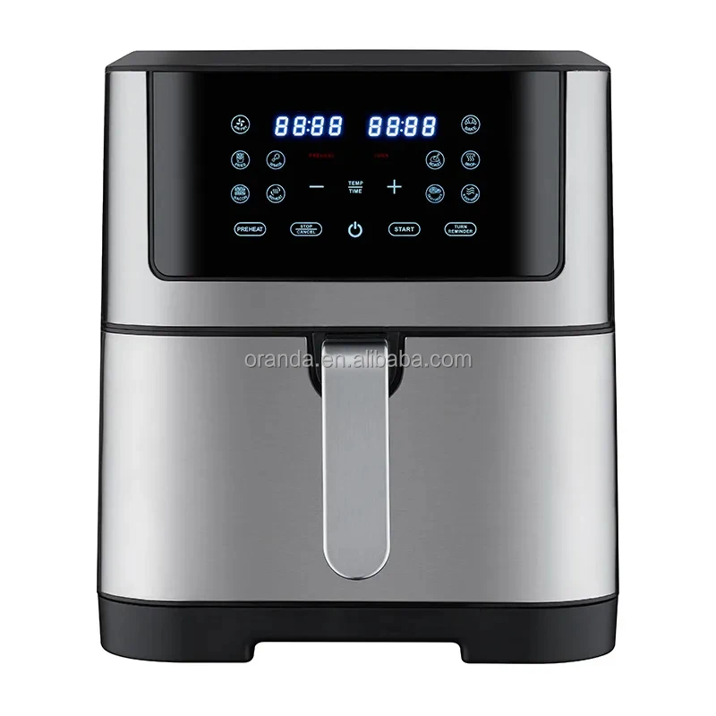 5.5l 6l 7.5l Visible Air Fryer Round Shape Electric Deep Fryer Without ...