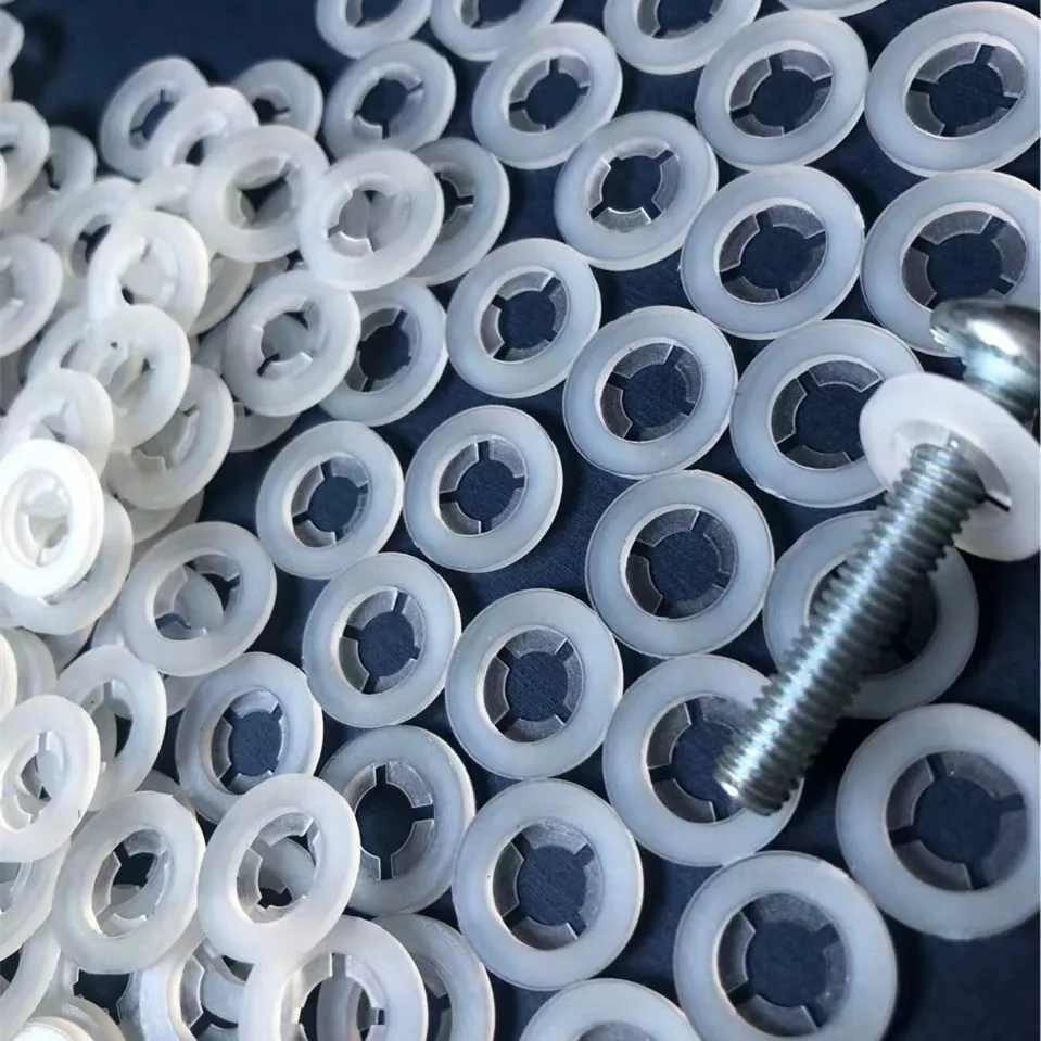M2 M2.5 M3 M3.5 M4 M5 Custom Star Lock Washer Plastic Nylon Anti Loss