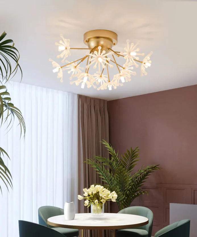 Роскошные люстры стеклянные потолочные подвесные светильники современные и для