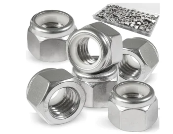 5/16 "-18" locking nut high Quality Super Duplex Stainless Steel A286 B8 DIN936 Fine Threaded Hexagon Nut Polished Thin Hex Nut