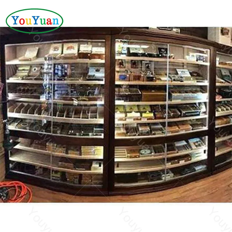 Cigar Cabinet Stand Display Packs Wine Tobacco Display Showcase Store ...