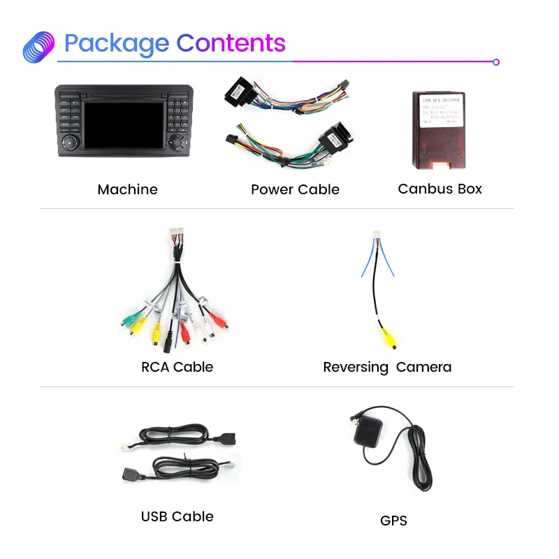 Auto Radio Android Car Player for Mercedes Benz ML W164 ML300 GL X164 GL320 350 420 450 500 R W251 GL320 GL500 Car Audio System