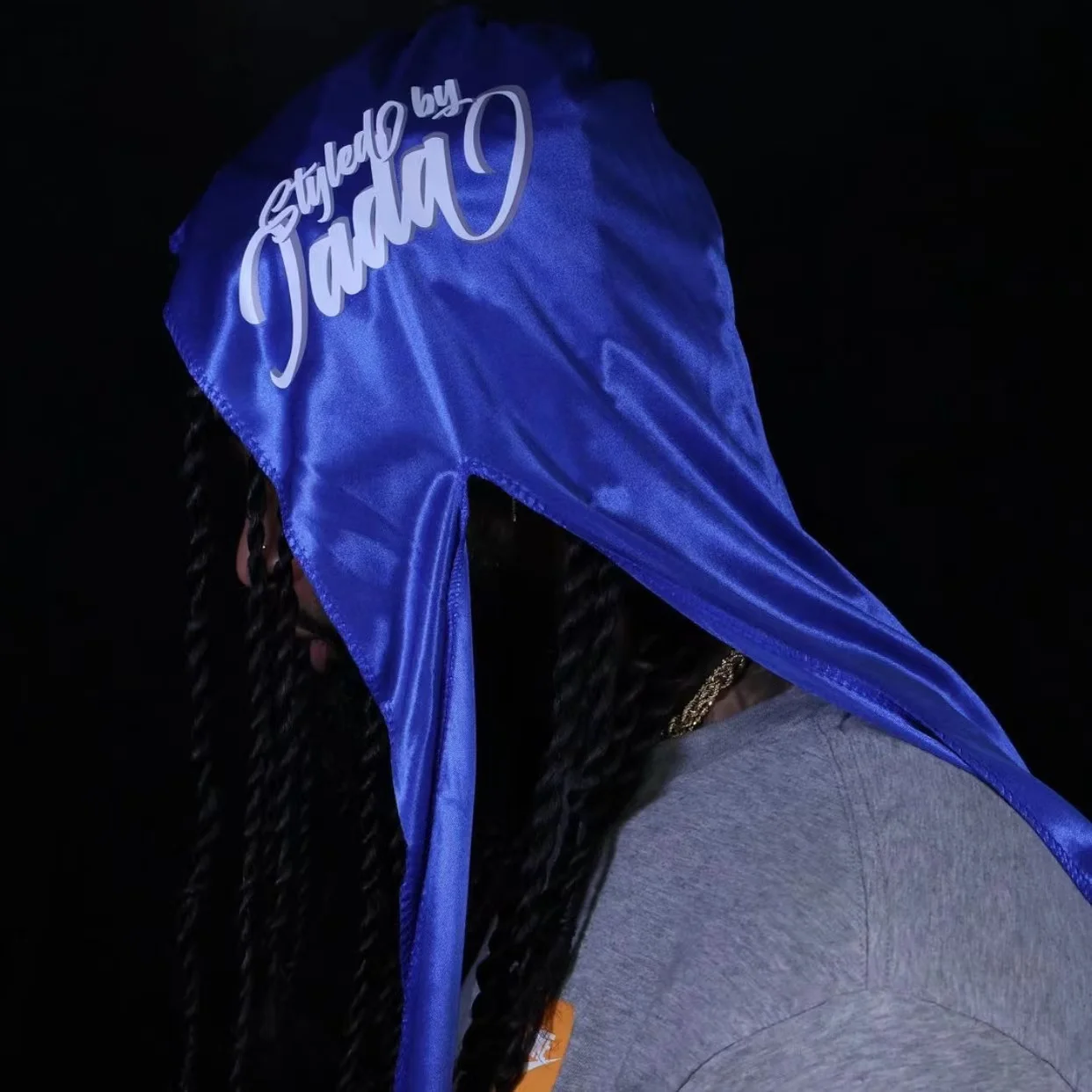 Простые длинные волосы Durags Private Label, шелковые Durag, Лидер продаж, атласные волосы Durags для мужчин