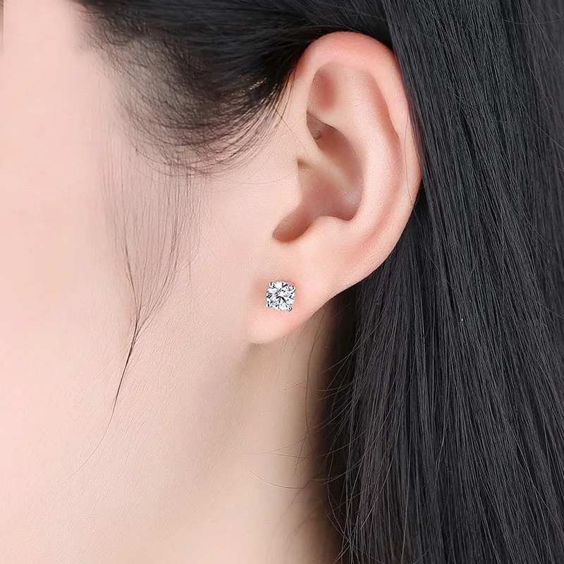 Fashion Pairs Stud Earrings Set, Hypoallergenic Cubic Zirconia