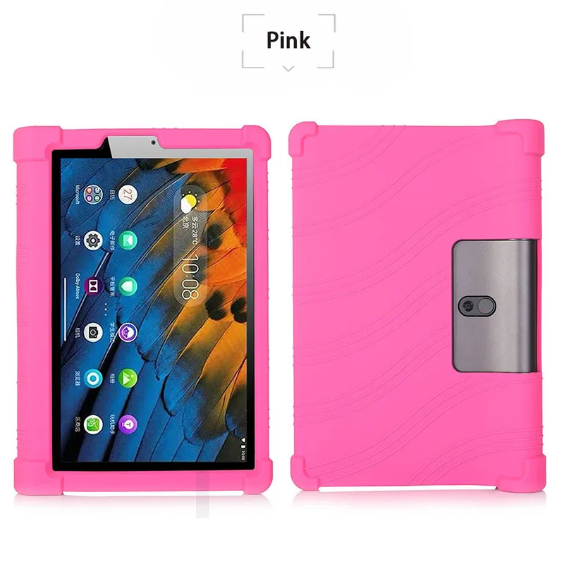 LMFULM Hülle Für Lenovo Yoga Smart Tab YT-X705F – Trifold PU Leder Case Mit Ständerfunktion