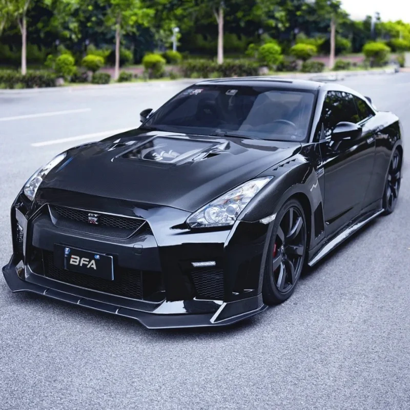 Carbon Fiber Transparent Style Hood Suitable for Nissan GT-R35| Alibaba.com