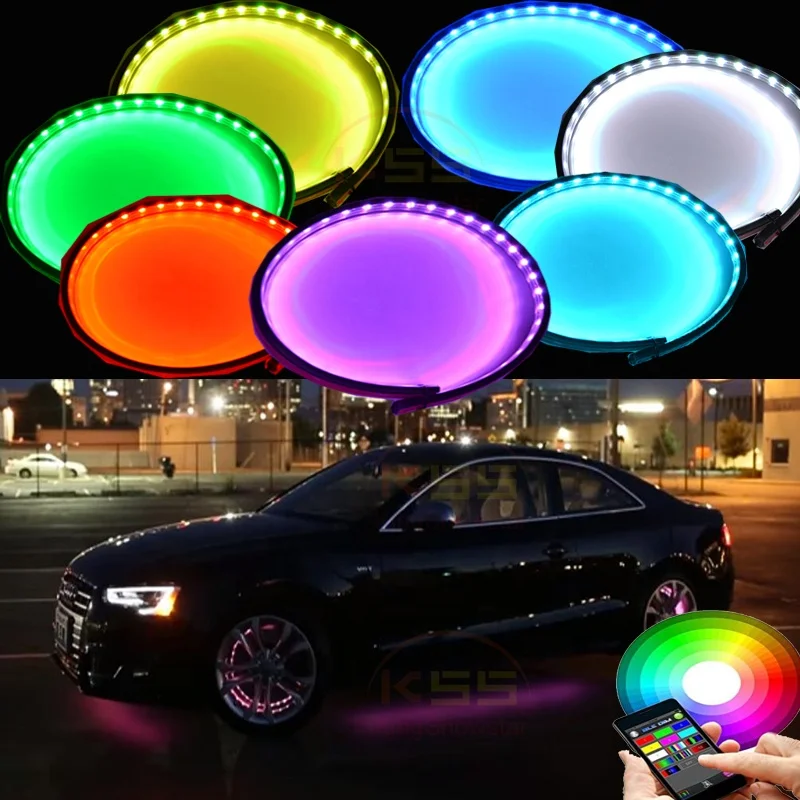 Kingshowstar LED Undercar Underbody Underglow Neon Strip Under Car