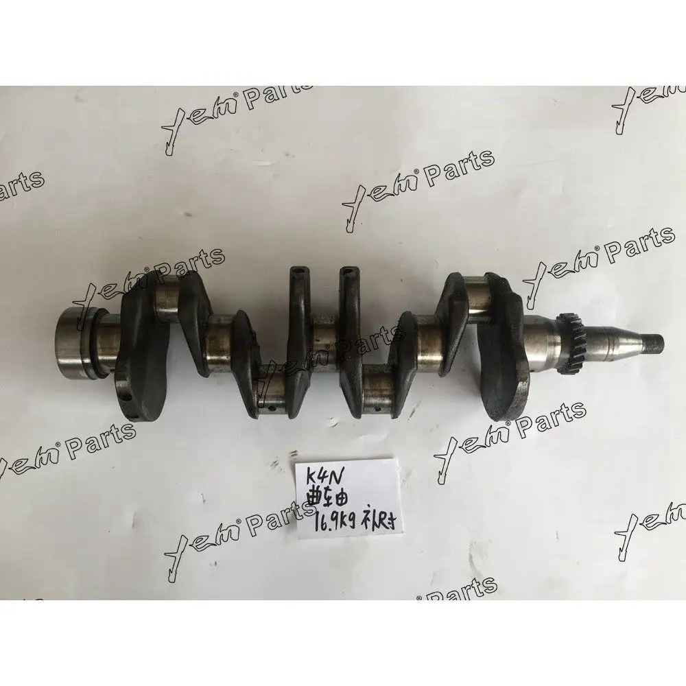 Crankshaft For Mitsubishi K4N Excavator Forklift Diesel Engine Repair Parts