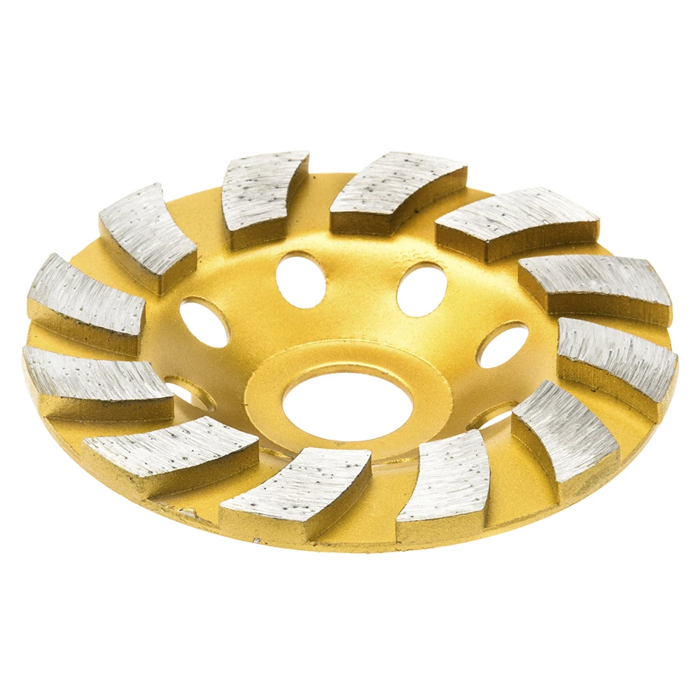 Угловая шлифовальная машина турбо-сухая чашеобразная Алмазная абразивная машина алмазный бетонный шлифовальный круг