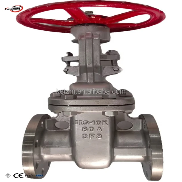 Ansi Jis Flange Gate Valve 10k Gate Valve Material Cf8 Cf8m Wcb High ...