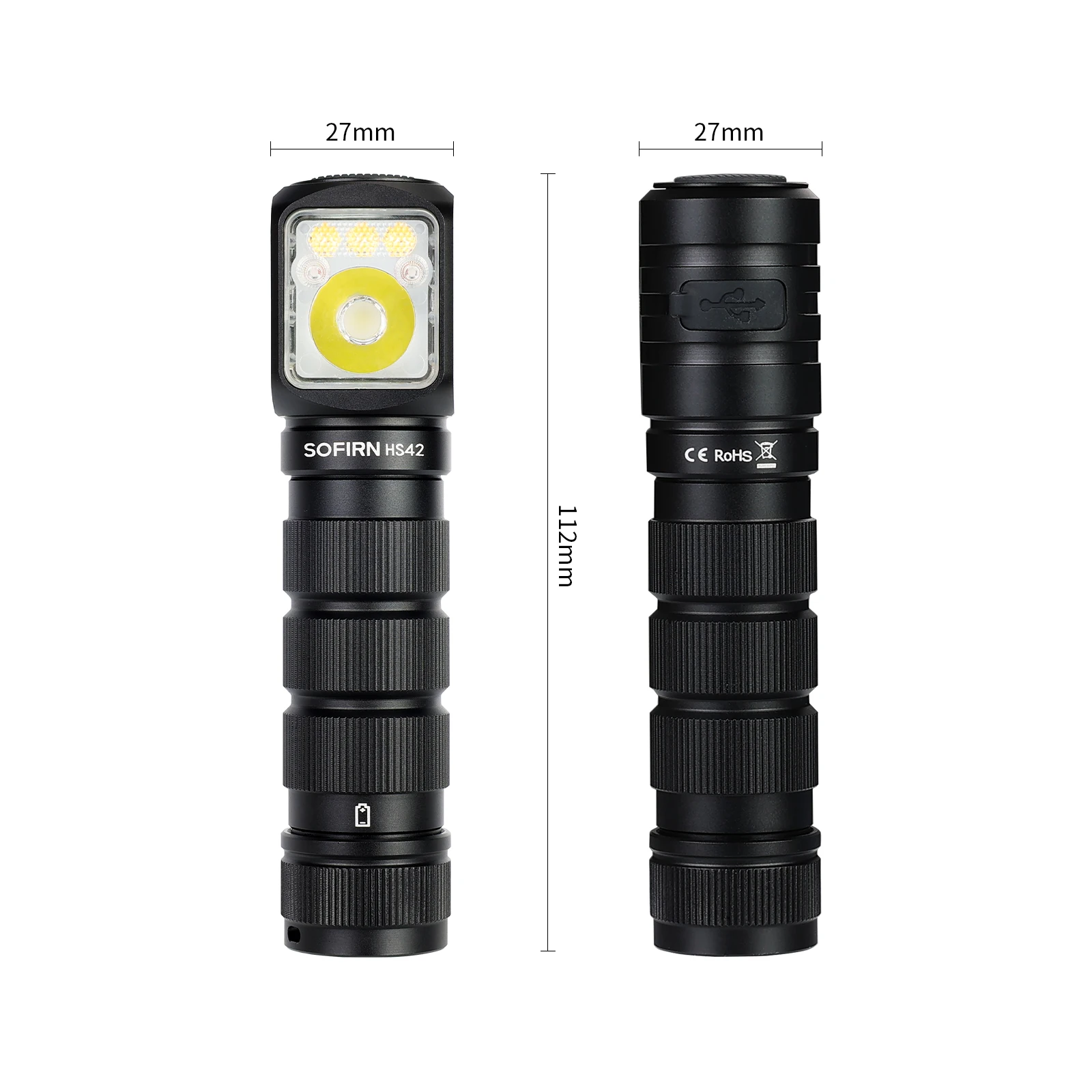 sofirn　LED　ヘッドライト　18650 SOFIRN HS42 ヘッドランプ 2100lm 18650 EDC USB C 充電式パワー