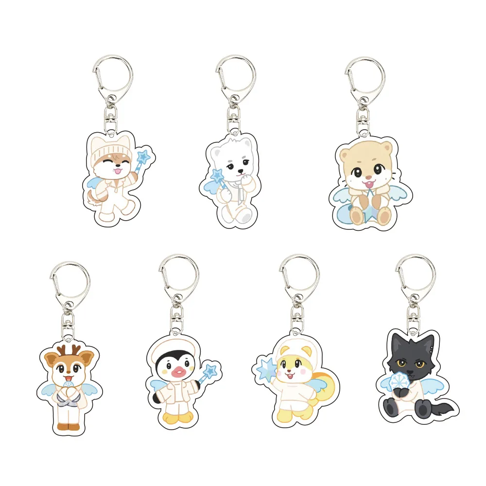 5CM Kpop NEXZ NEXZOO Cartoon Durable Acrylic Keychains Yu Tomoya