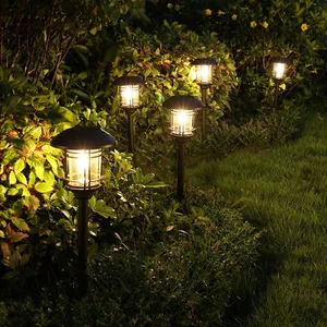 Vertak OEM Factory IP54 Outdoor Solar Lighting Garden Landscape Pathway Lamp Villa Landscape Led Solar Lawn Light