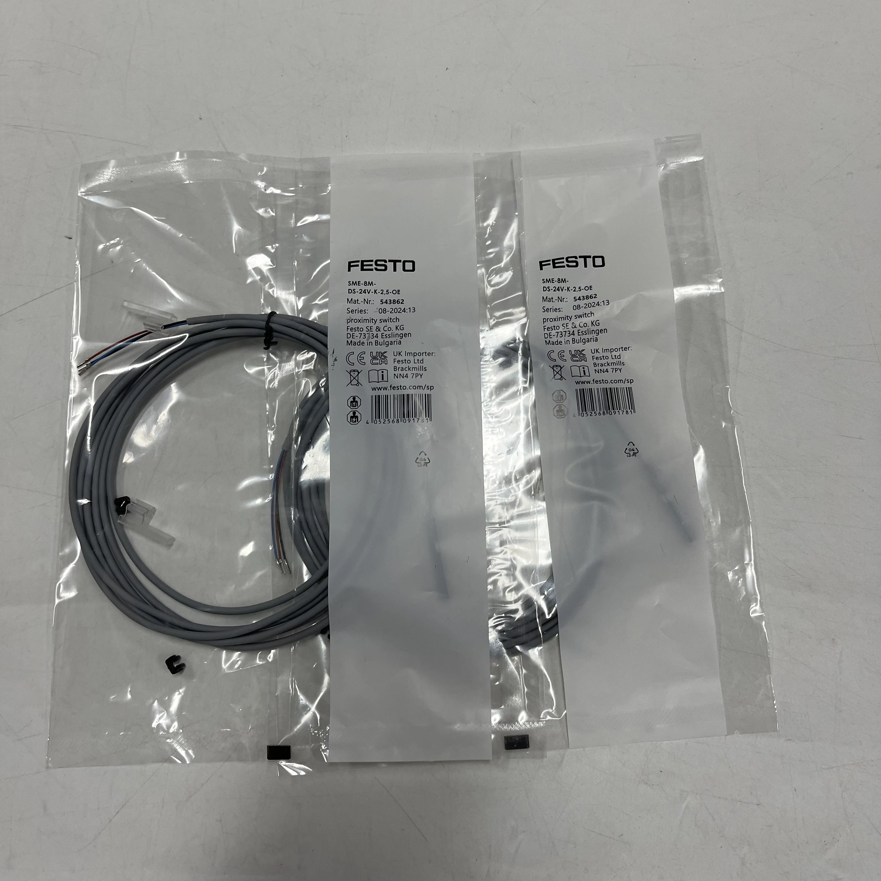 Festo Proximity Switch SME-8M-DS-24V-K-2,5-OE Festo Proximity Switch SME-8M-DS-24V-K-2,5-OE