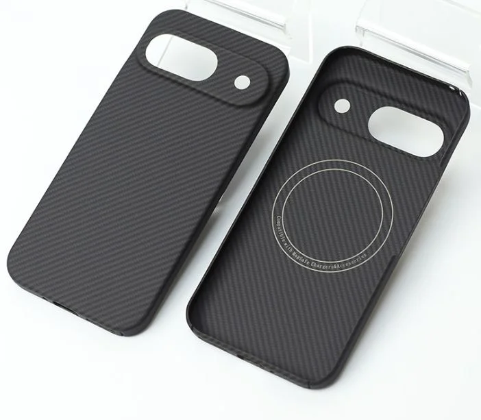 product kevlar carbon fiber aramid magnetic cover for google pixel9 9a 9pro xl anti fingerprint shockproof protective mobile phone case-3