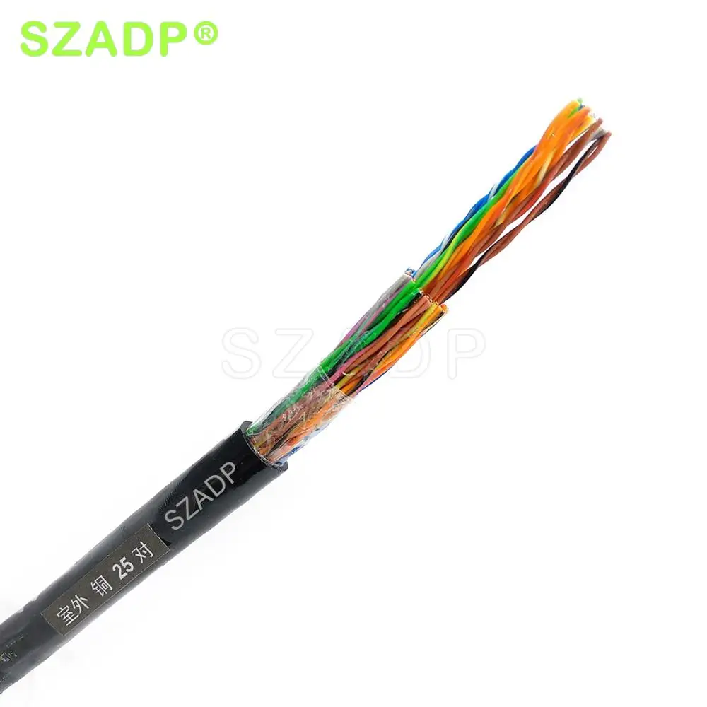 Communication Cable Cat3 UTP FTP Underground Copper 10 25 50 100 200 Multipair Outside Underground Jelly Filled Telephone Cable
