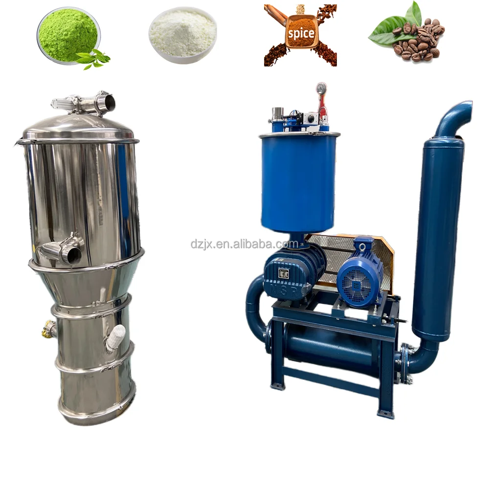 DZJX Automatic Plastic Resin Material Feeding Hopper Vacuum Suction Feeder Auto Loader for Injection Blowing Molding Machine