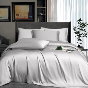 OEKO-TEX 100% Organic Bamboo Sheets Set Luxury Duvet Cover and Bedding Woven Technics Wholesale Bed Sheets