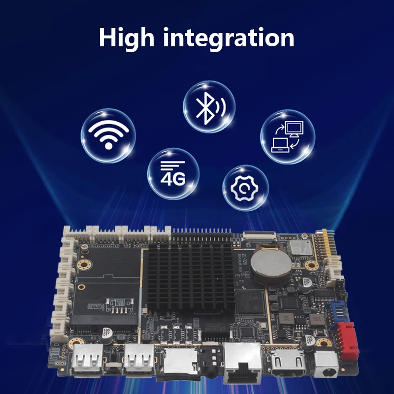 RK3288 Embedded Android Development Motherboard Kit 4GB DDR3 RAM 128GB EMMC 4G LTE WiFi GPS 4K Output Industrial Main Board