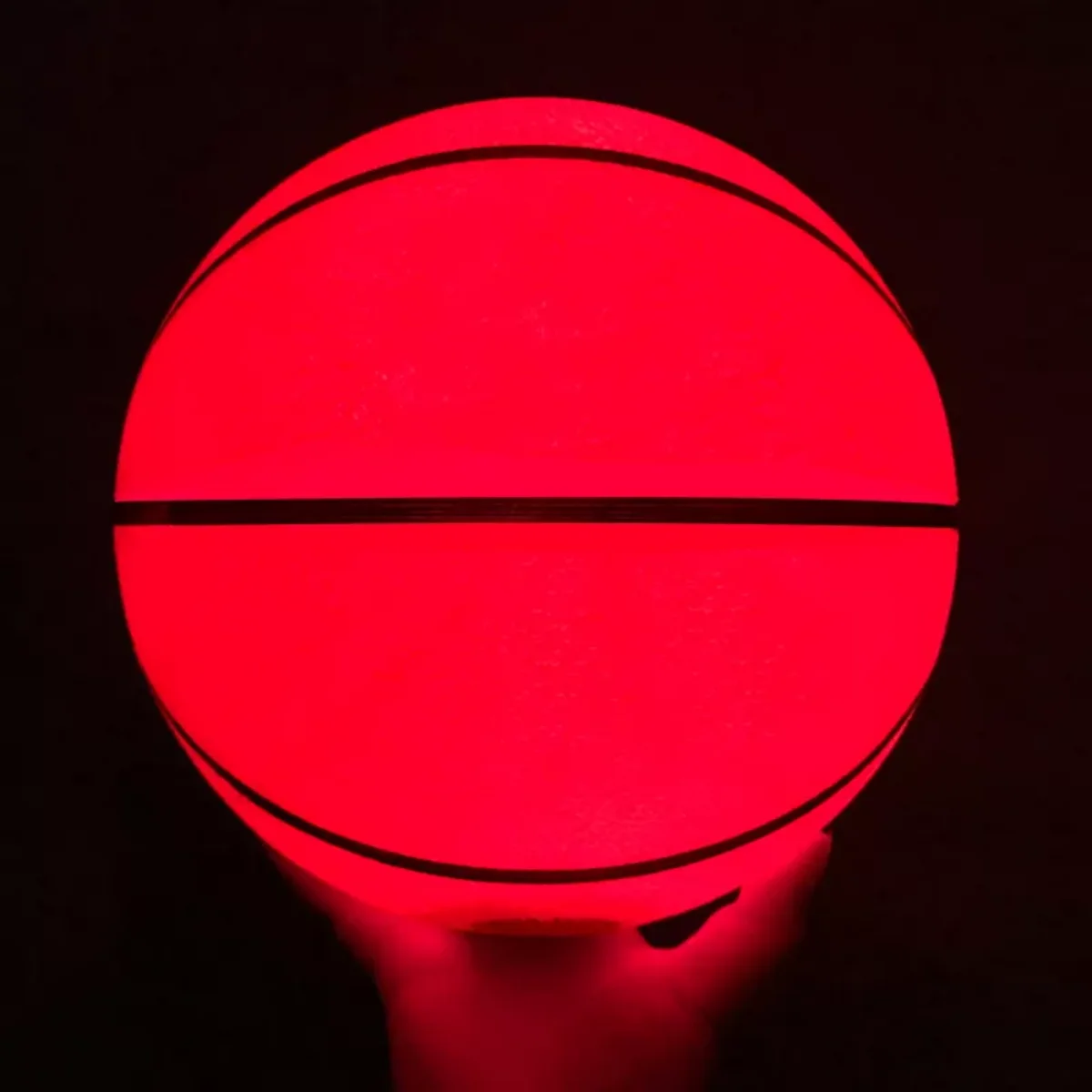 Glow in The Dark Size 7 Basketball for Teen Boy - Glowing  Basket Ball, Light Up LED Toy for Night Ball Games - Sports Stuff