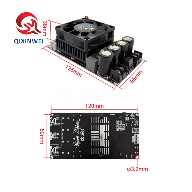 QXW ZK-3002ピュアリアレベルデジタルパワーアンプボードハイパワー