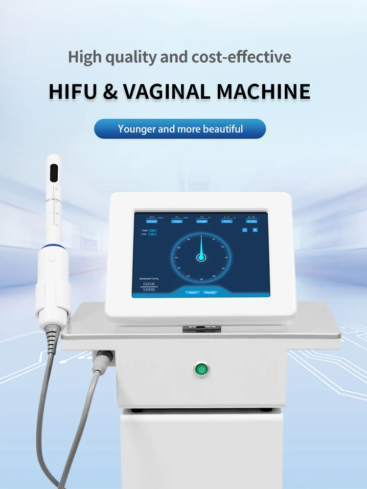 Professional High-Intensity Focused Ultrasound Vaginal Rejuvenation Device 2 Upgrade your clinic with a professional vaginal tightening HIFU machine. Featuring 3.0mm & 4.5mm cartridges for collagen remodeling, интим rejuvenation, and non-invasive tightening treatments. Professional High-Intensity Focused Ultrasound Vaginal Rejuvenation Device