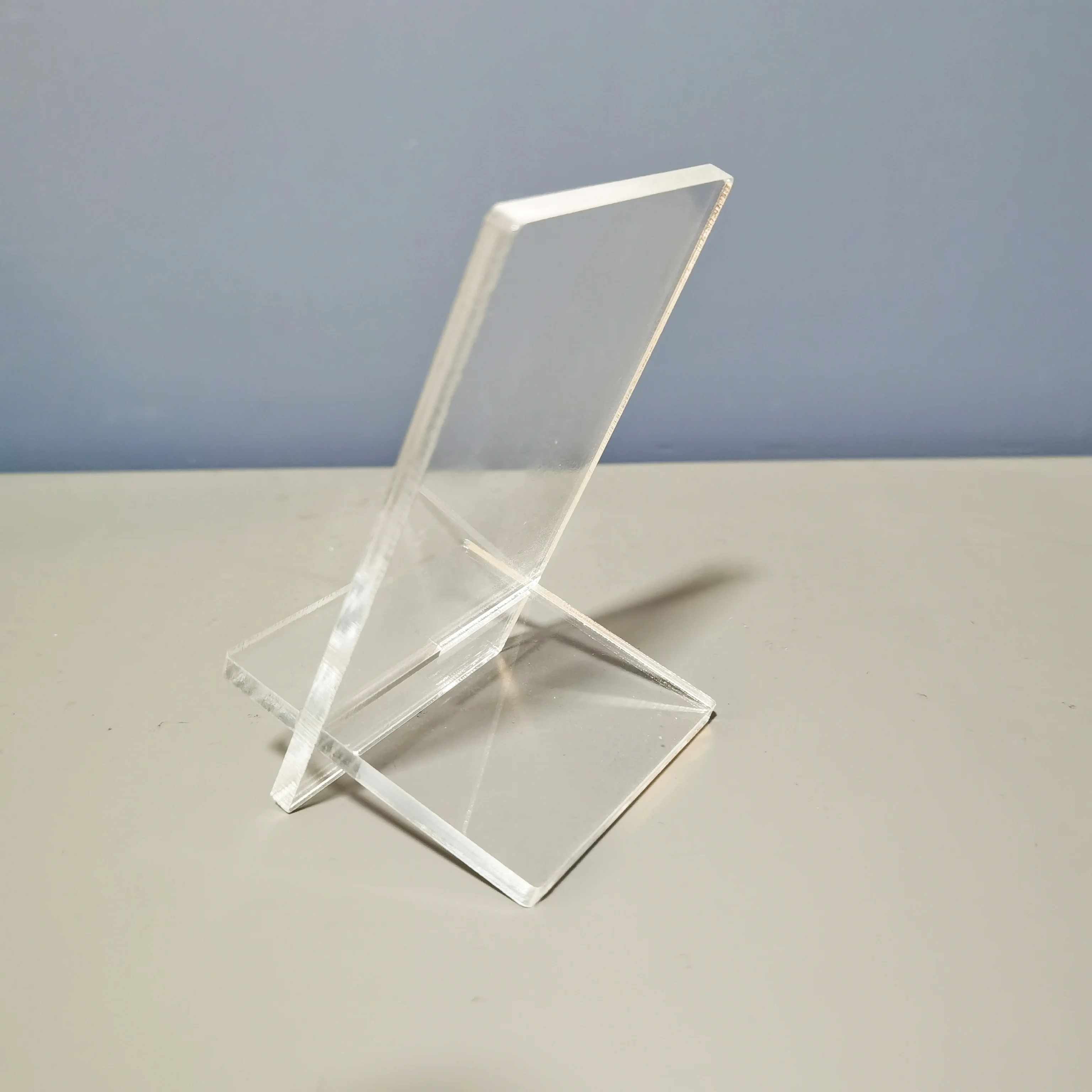 Slot Structure Phone Stand Acrylic Cell Phone Holder Laser Cut Plexiglass Desktop Mobile Phone Holders