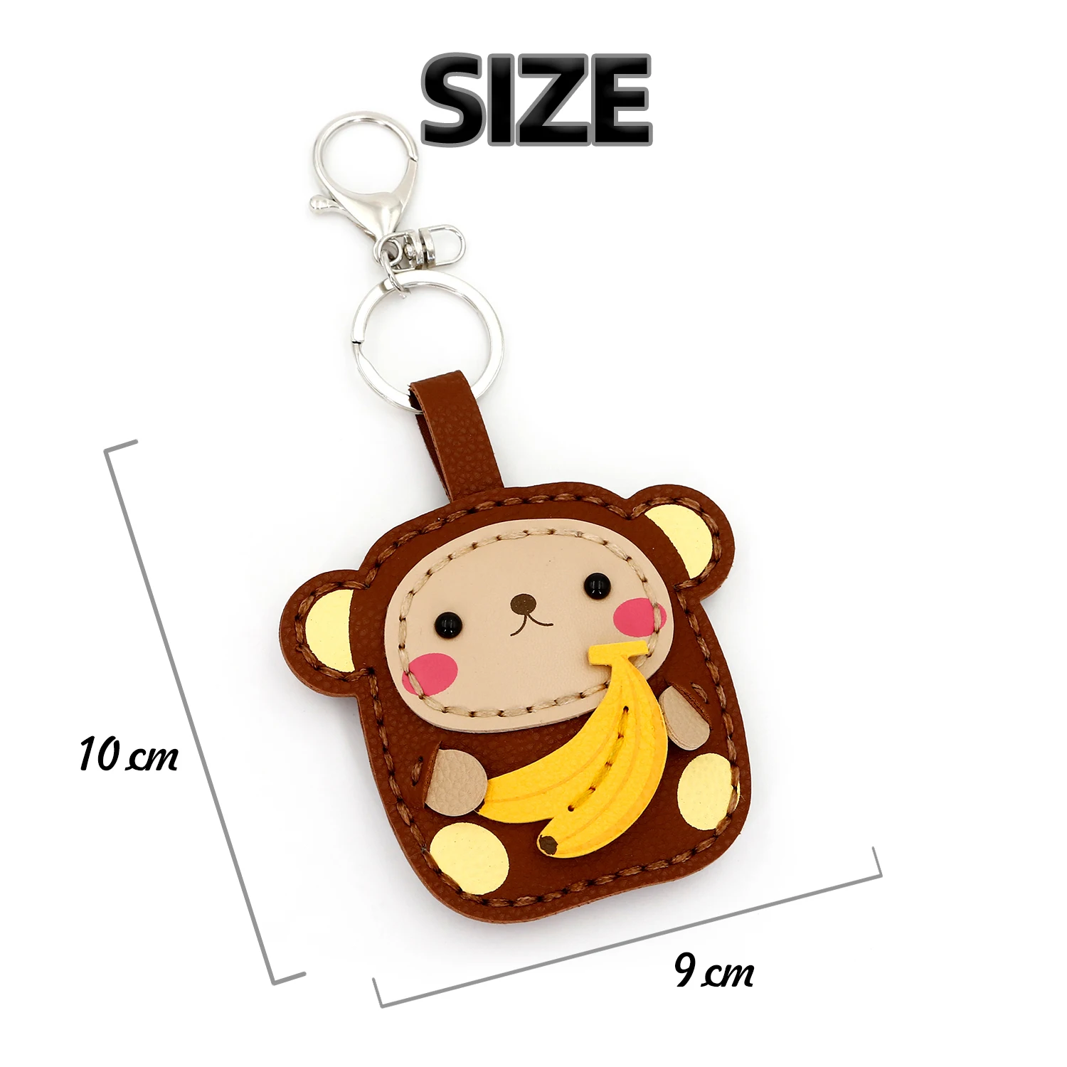 Diy Animal Pu Leather Handmade Sewing Craft Key Chian Toy Sets Hobby