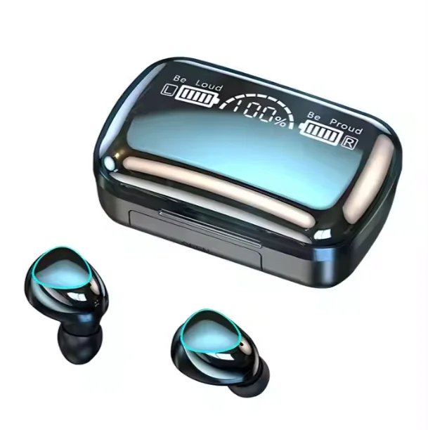 2025 M10 Tws HiFi Stereo Earbuds Wireless Earphones Powerbank Power LED Display Waterproof Blue Tooth Earphones