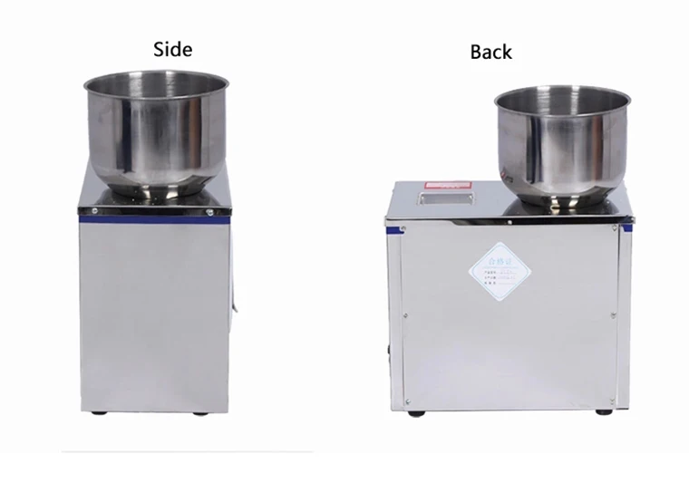 1-200G for Tea and Coffee Bean Semi Auto Stainless Steel Particle Powder Bag Weighing Filling Machine - Image 4