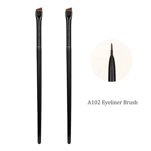 Custom Logo Professional Eyebrow Brushes Tip Eyeliner Brush Angled,Eyebrow Tint Application Brush